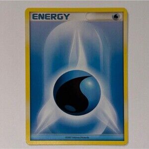 POKEMON CARD: Water Energy (2007 Unnumbered)